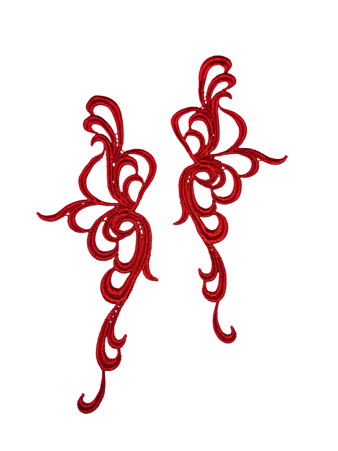 Layla Lace Pair (Fine) - Red