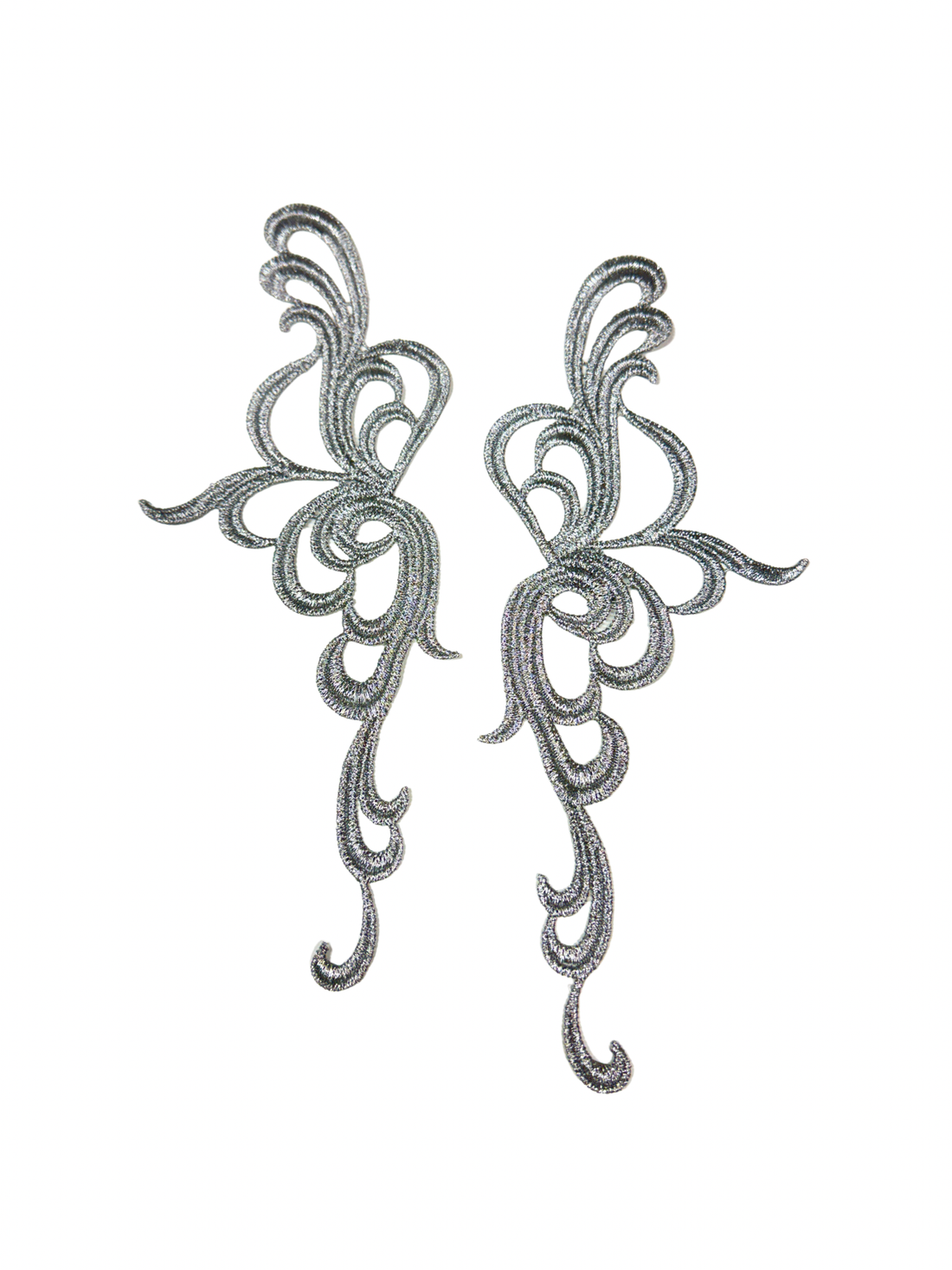 Layla Lace Pair (Fine) - Sliver