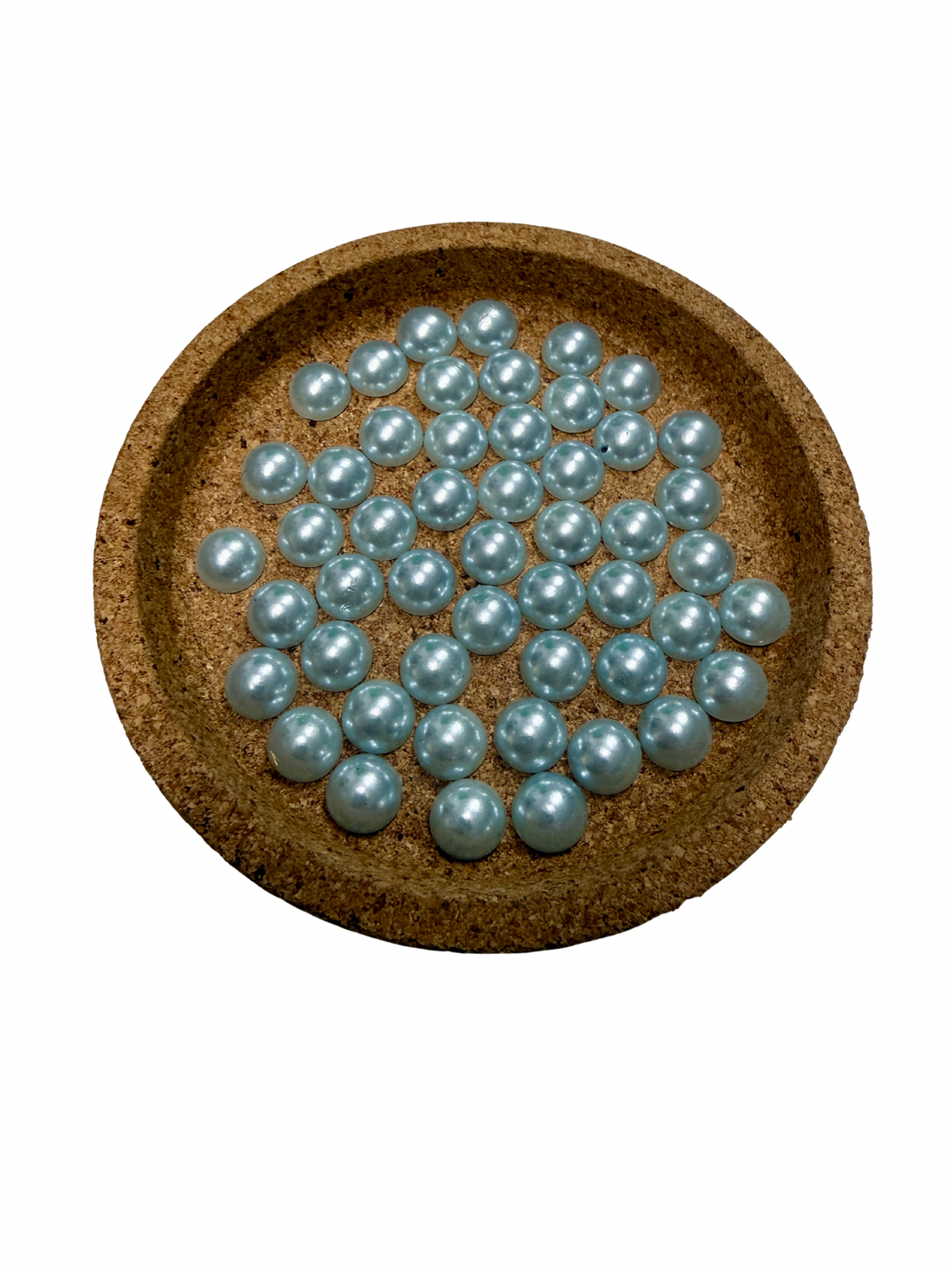 Ice Blue Flatback Pearl 10mm - 50 Pces