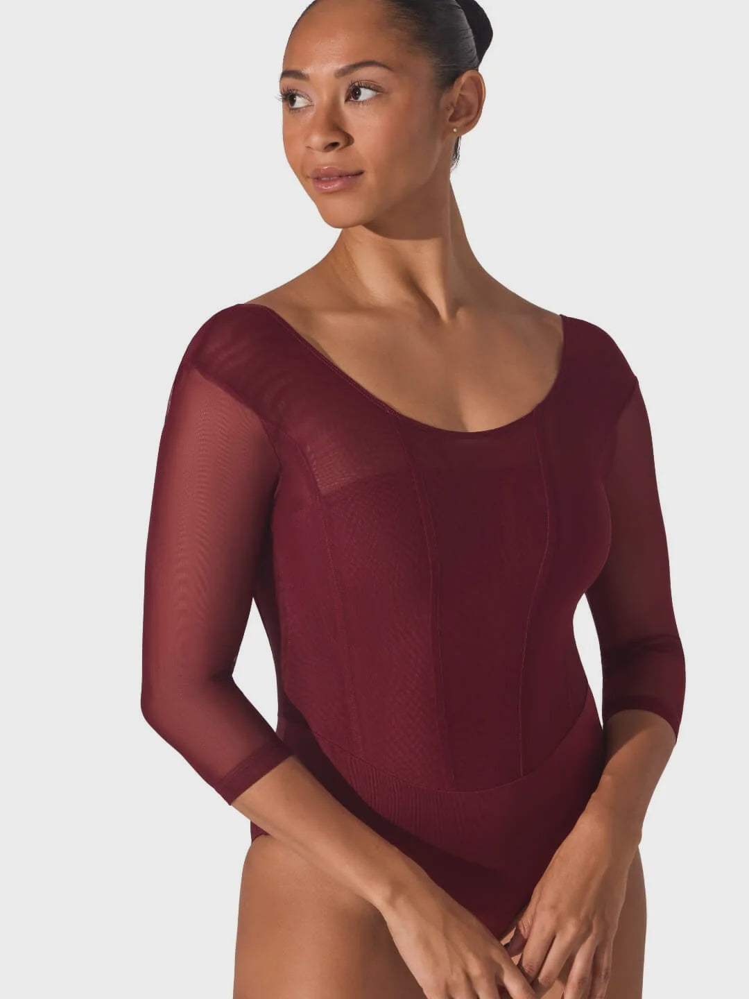Capezio Elemental Reverie Fresco Leotard - Zinfandel
