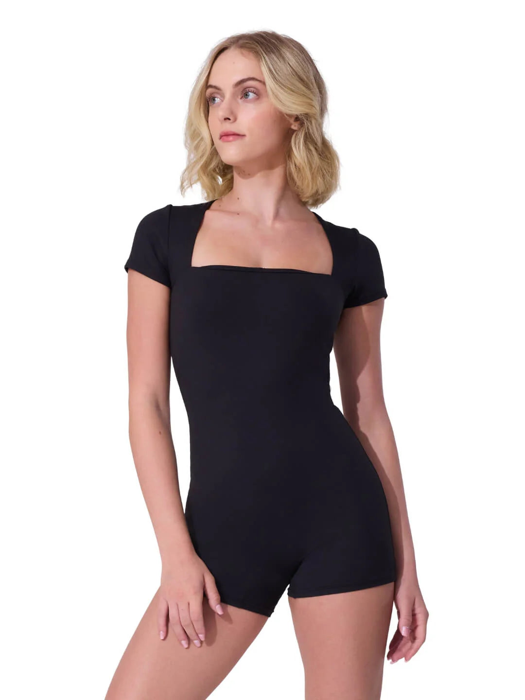 Capezio Studio Collection Evolve Short Sleeve Unitard - Adult