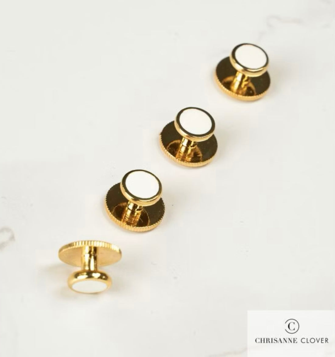 Chrisanne Clover Classic Dress Studs