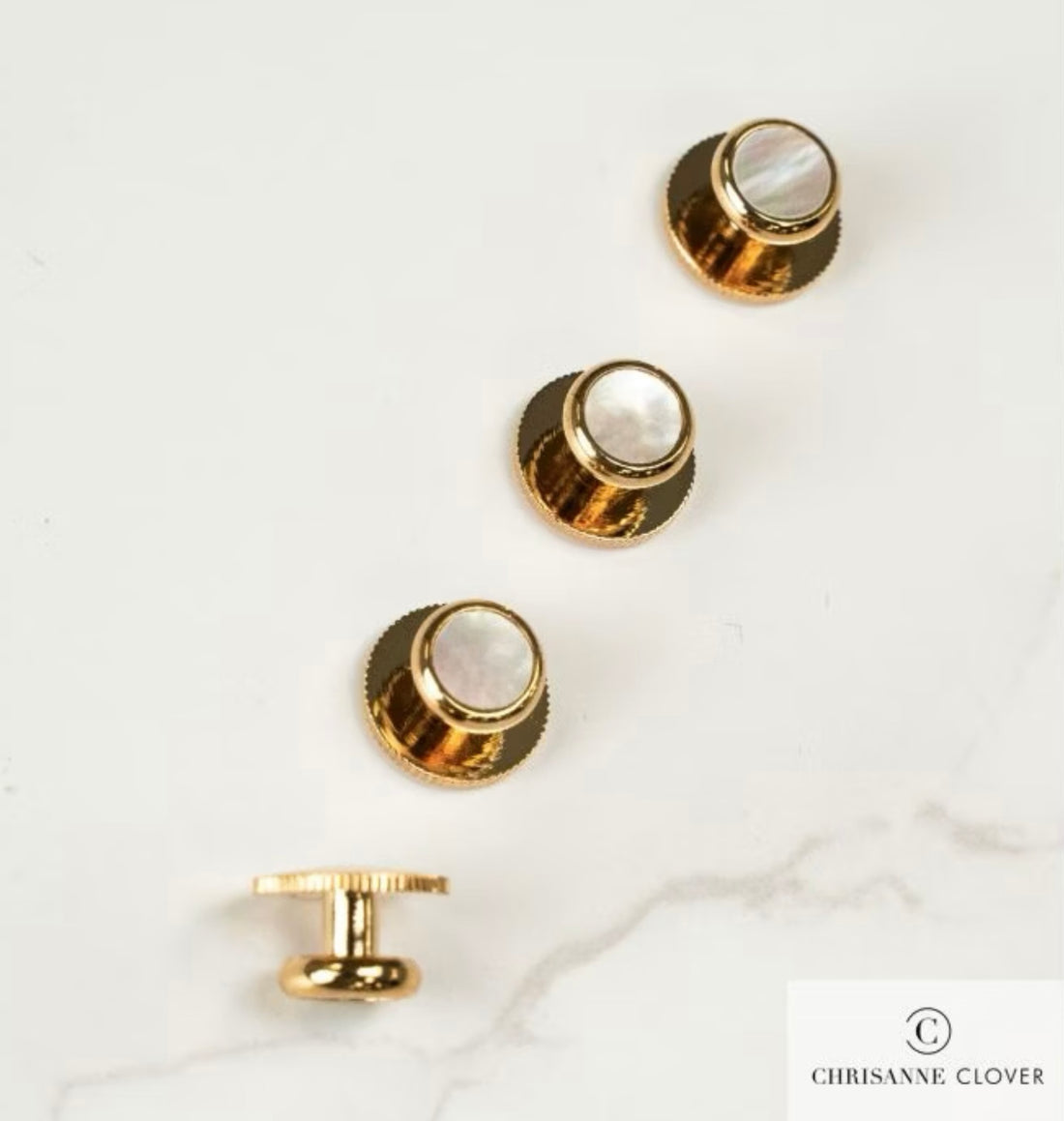 Chrisanne Clover Classic Dress Studs