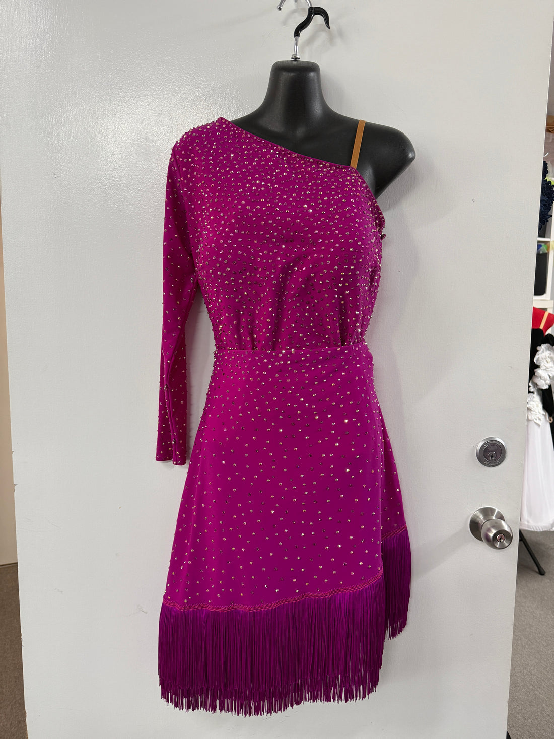 Pre Loved 3 Piece Fuchsia Ballroom & Latin Combo (SIZE 14-16)