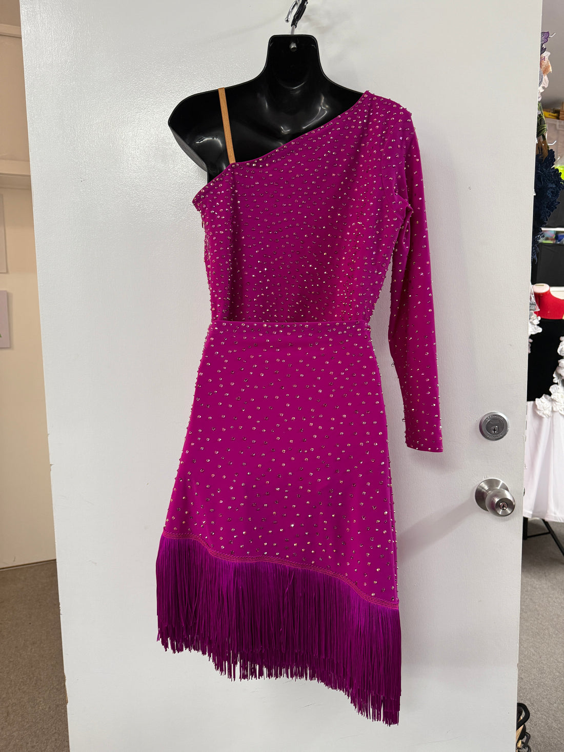 Pre Loved 3 Piece Fuchsia Ballroom & Latin Combo (SIZE 14-16)