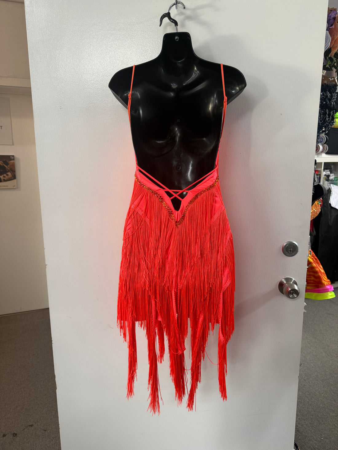 Pre Loved Watermelon Fringe (Size 6-8)