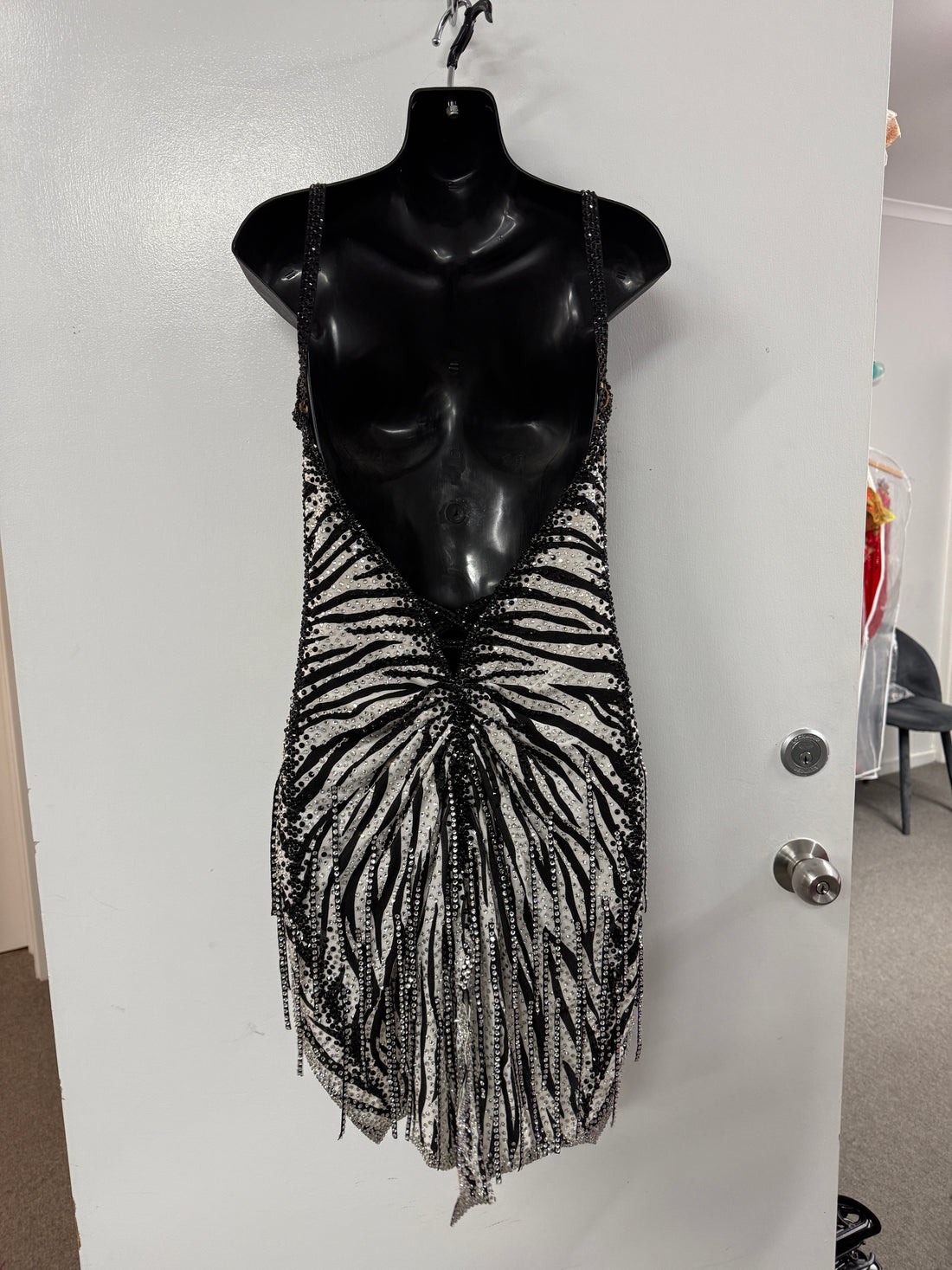 Pre Loved Zebra Print Latin (Size 8-10)