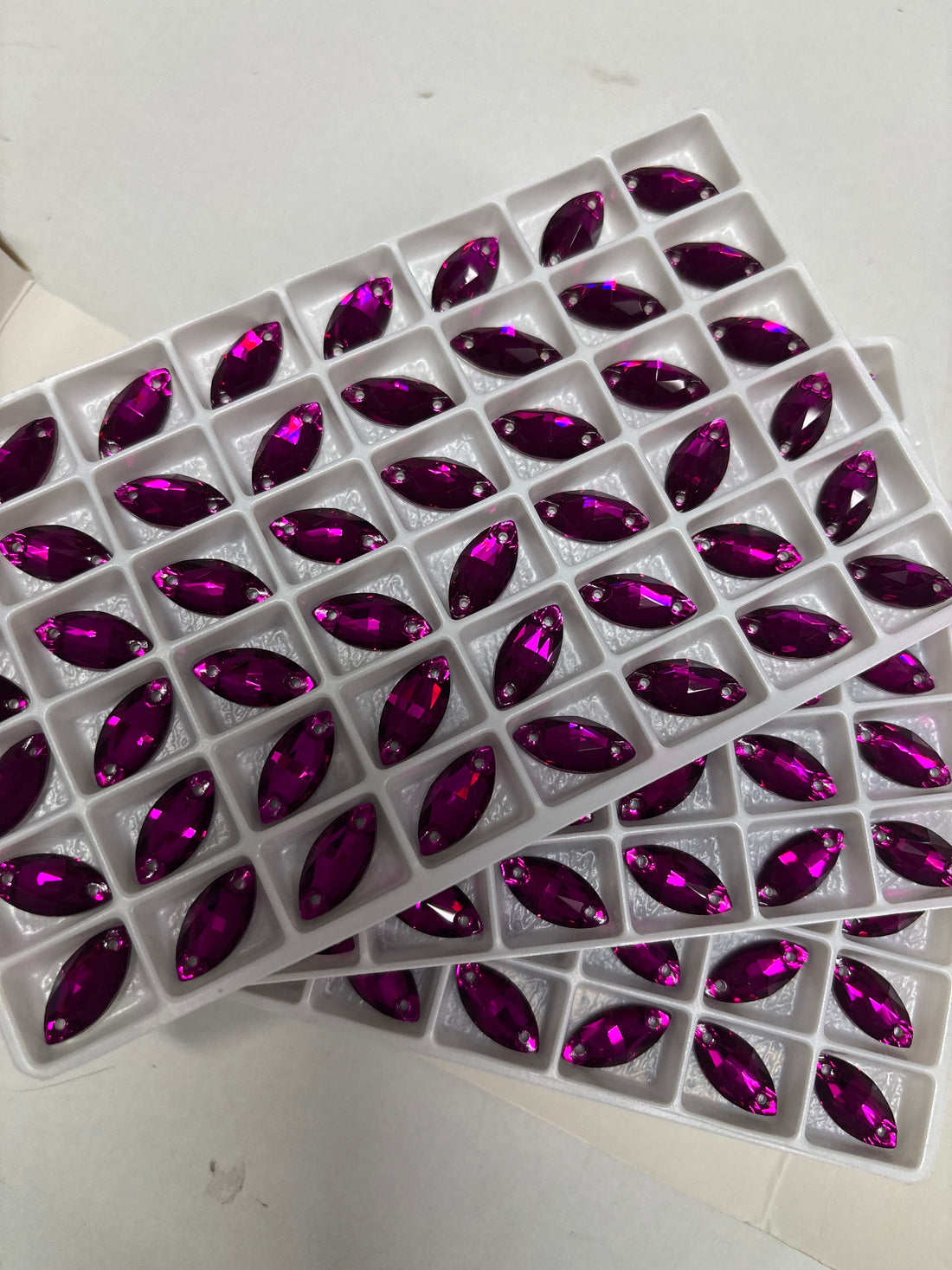 Navette Sew On Crystal