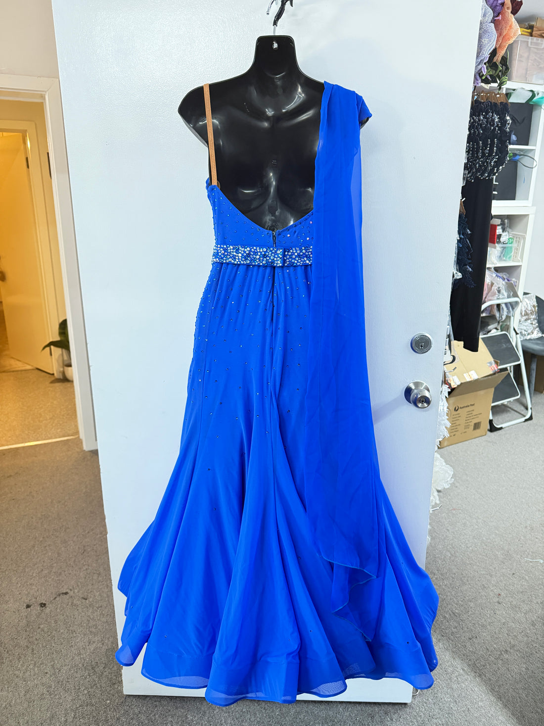 Pre Loved Cobalt Blue Ballroom Dress (Size 6-8)