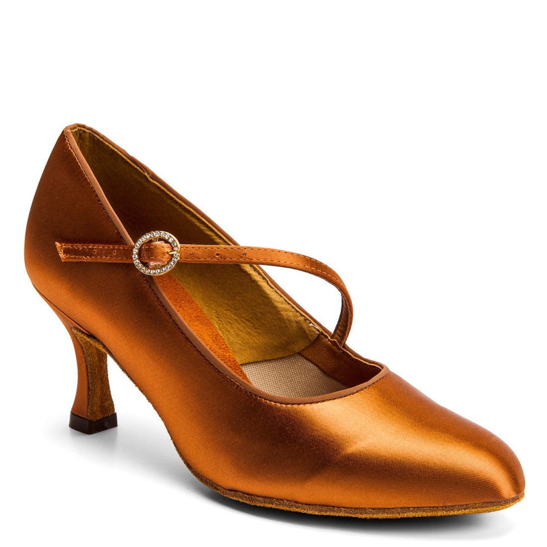 International Dance Shoes ICS RT S/STP - Tan Satin