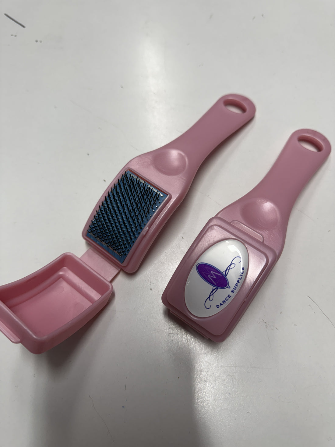 M&M Dance Supplies Pearl Shoe Brush - Rose Pink Sheen