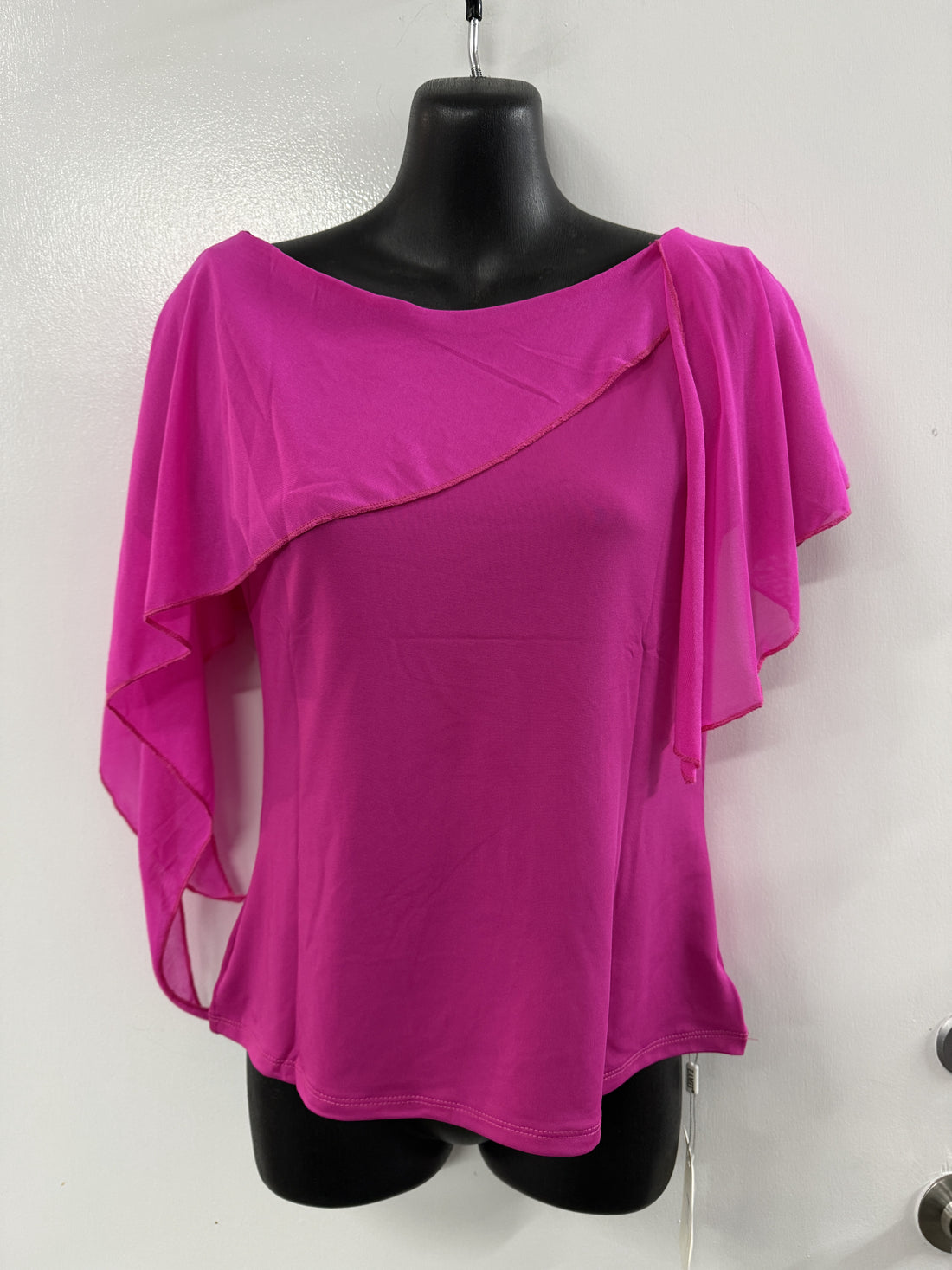 Violet Drape Top - Hot Pink