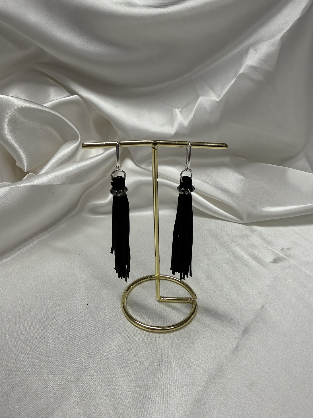Brooklyn Fringe Earring - Black