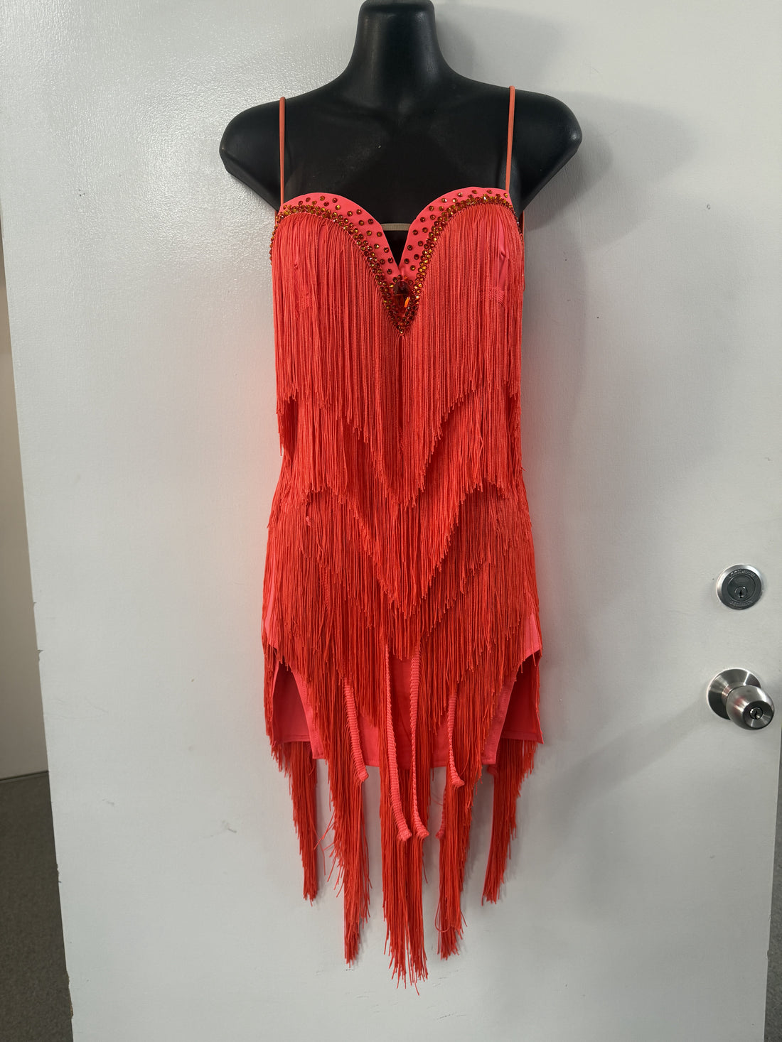 Pre Loved Watermelon Fringe (Size 6-8)