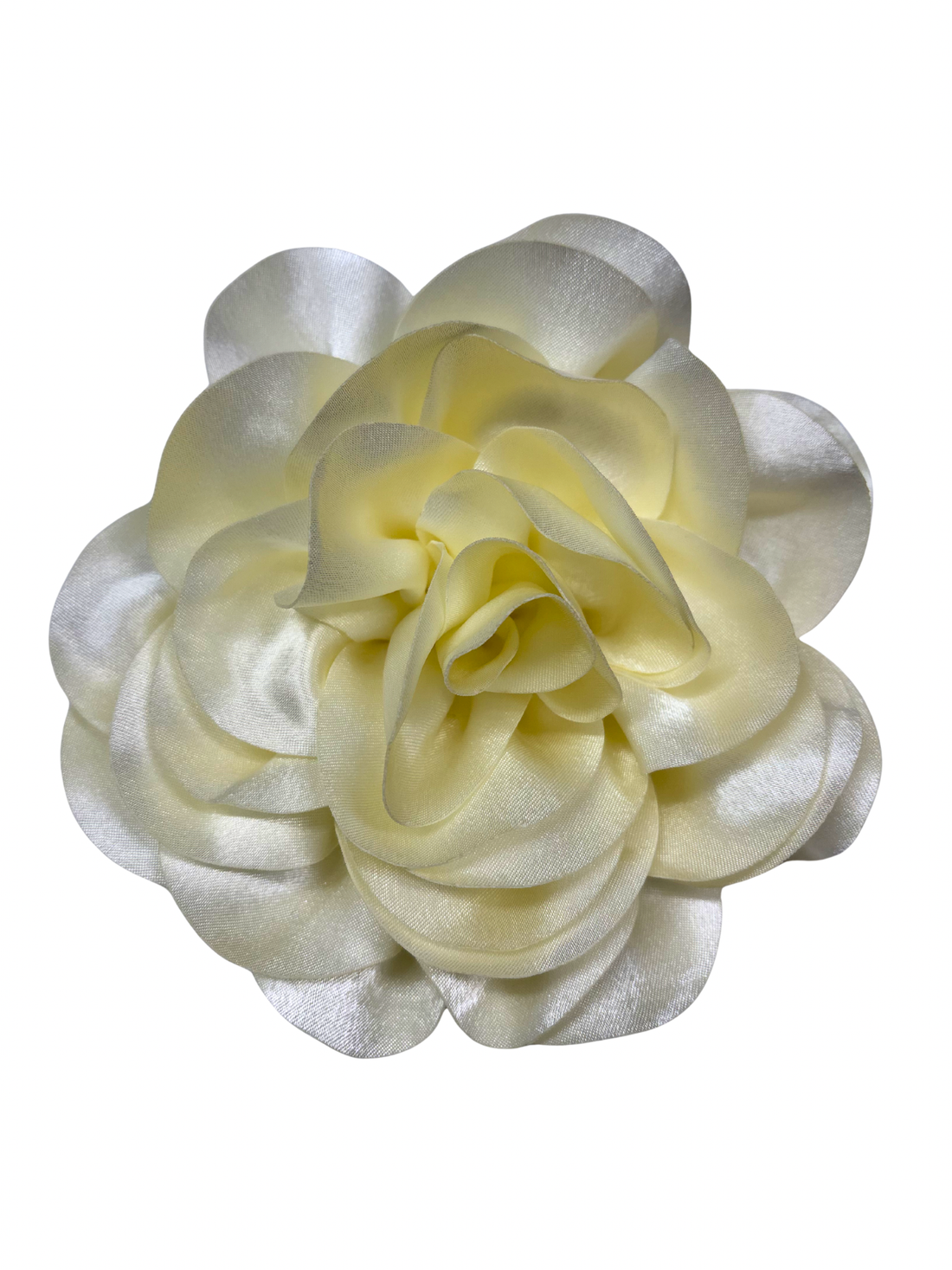 Large Flower Hair Clip & Pin - Lemon