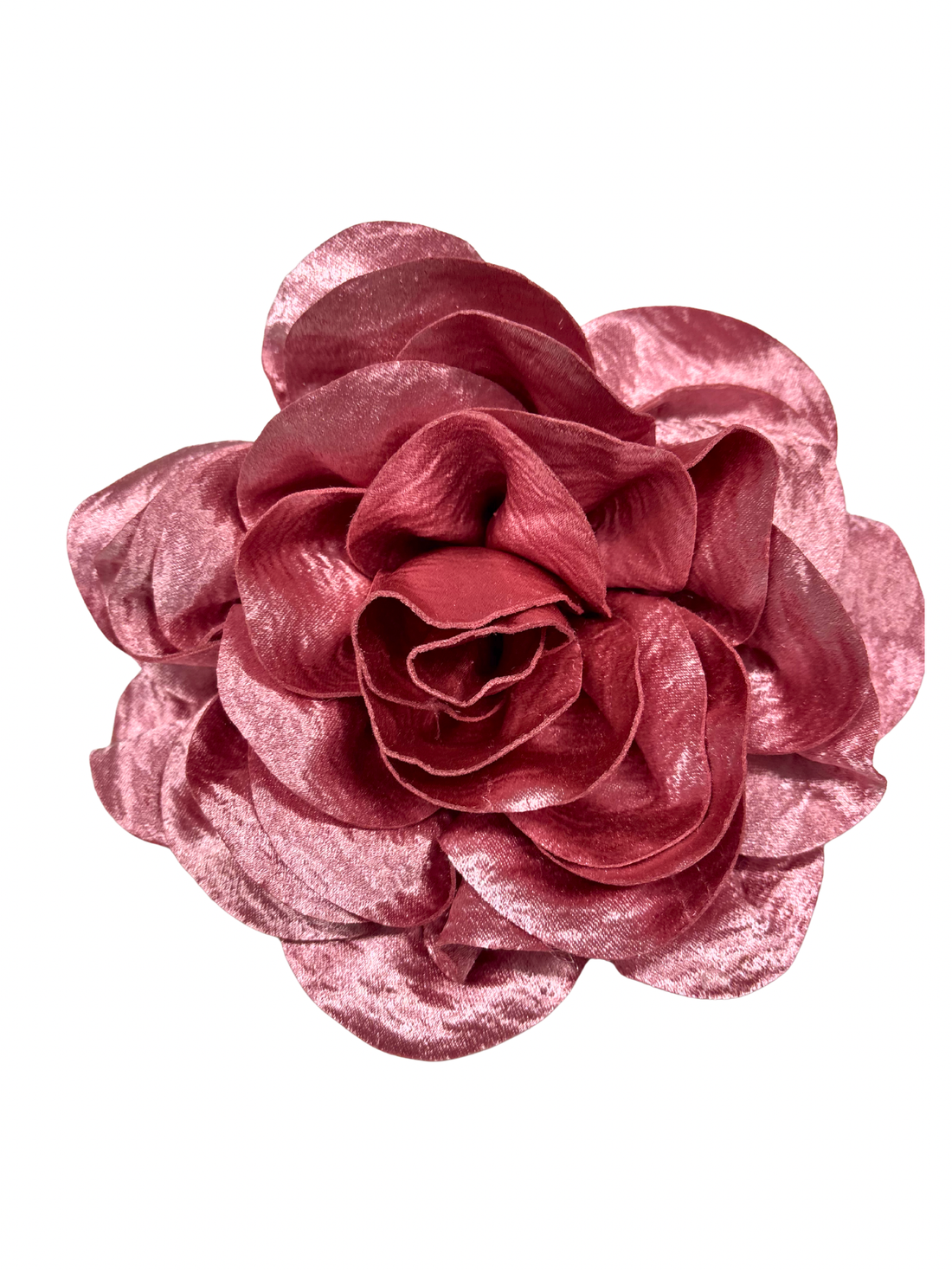 Large Flower Hair Clip & Pin - Dusty Pink