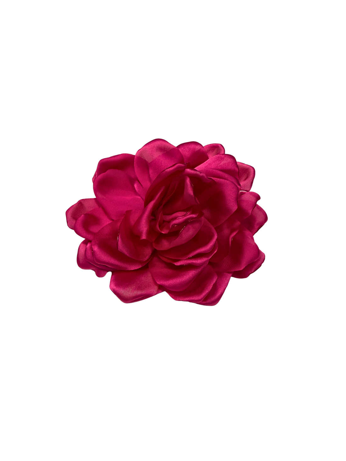 Annabelle Flower Hair Clip - Fuchsia