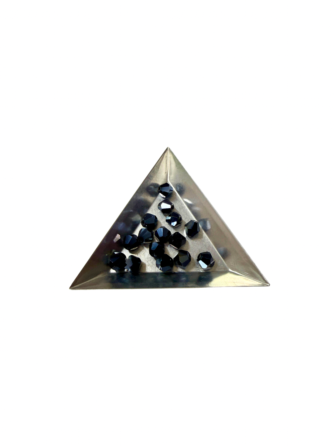 Jet Hematite Bicone Beads 8mm - 25 Pces