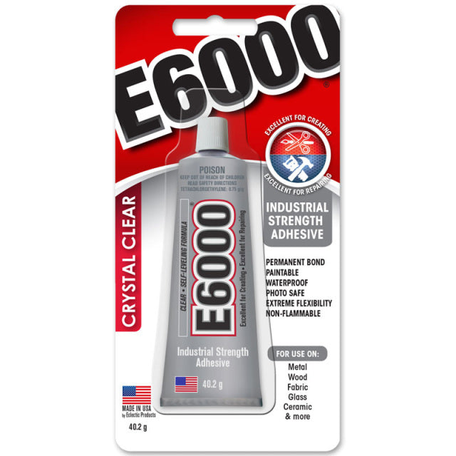 E6000 Adhesive Clear Industrial Strength