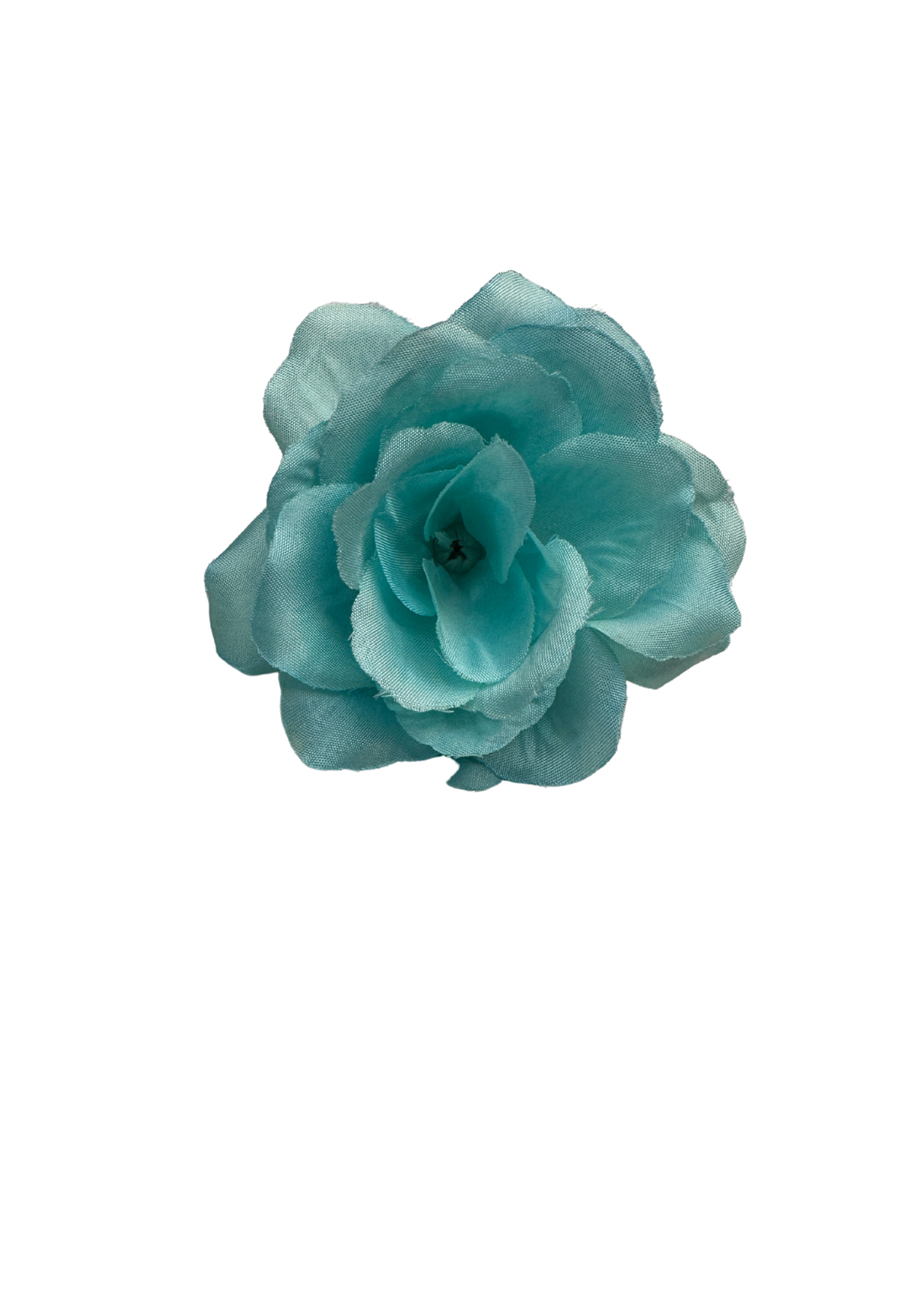 Pale Turquoise Flower with Clip