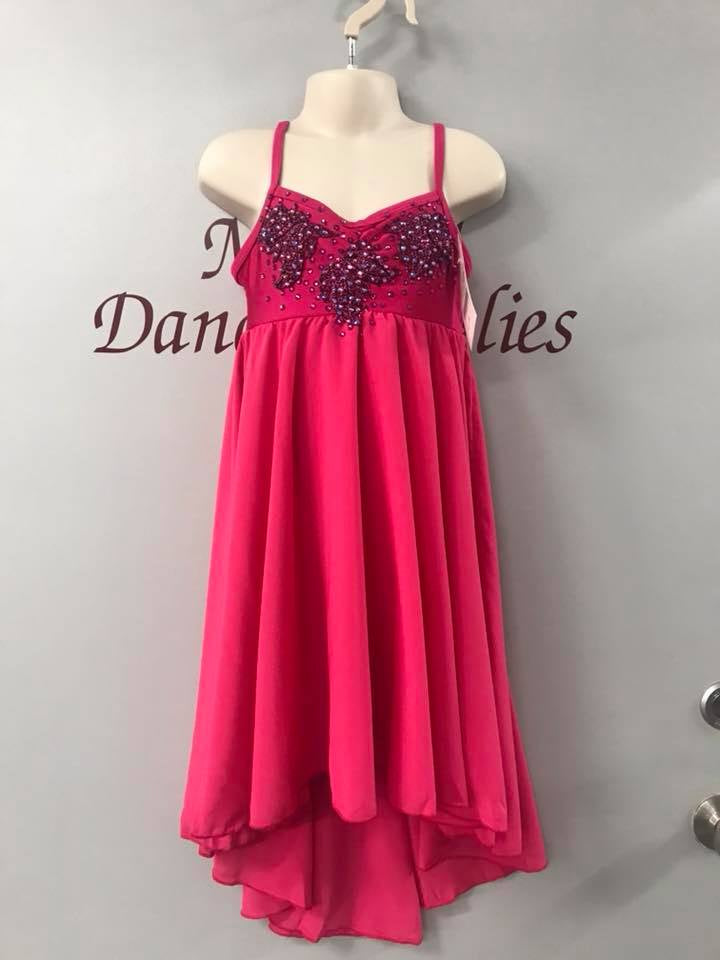 Fuchsia Pink Lyrical Dress (Child Large)