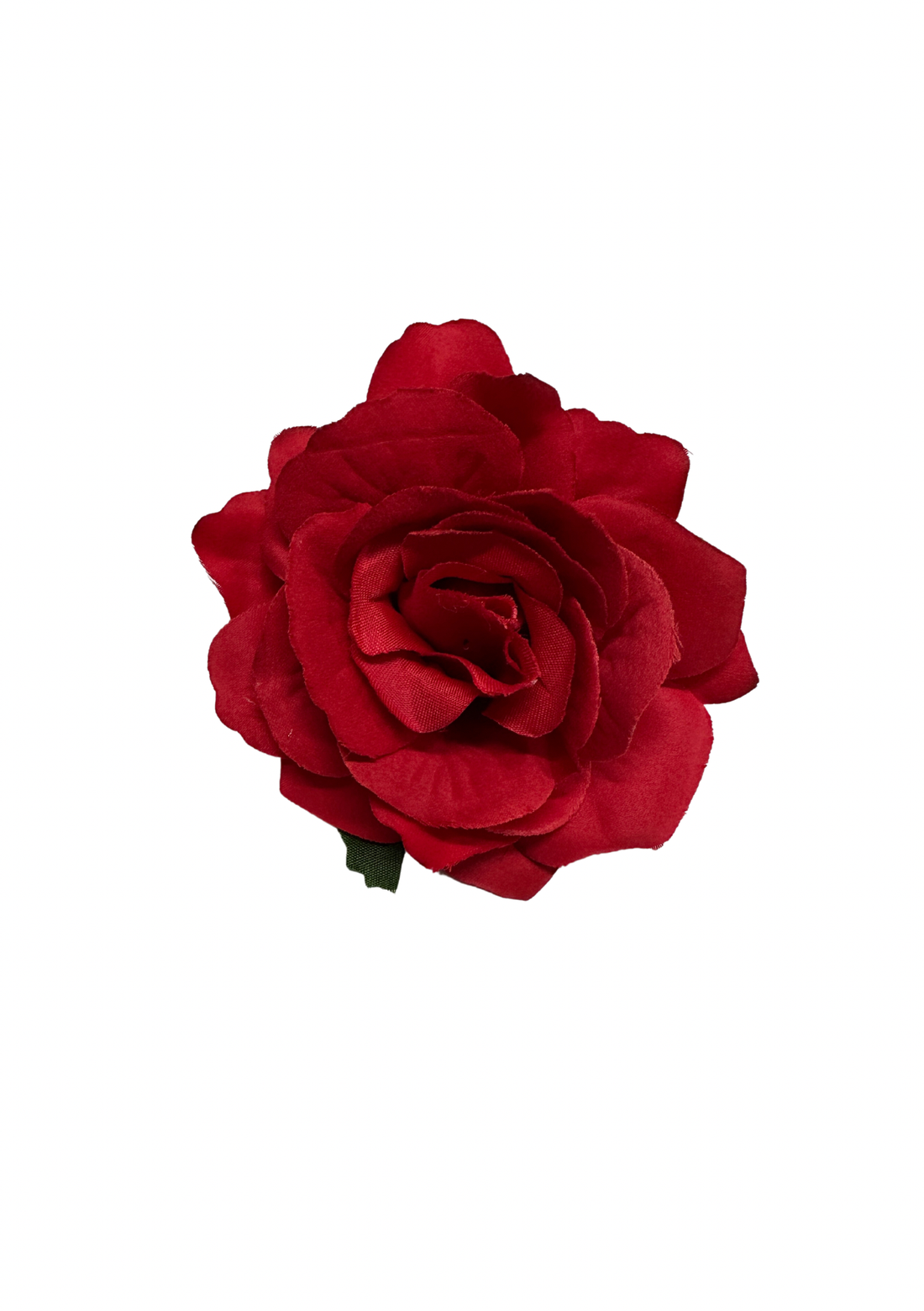 Red Rose for hair with Clip