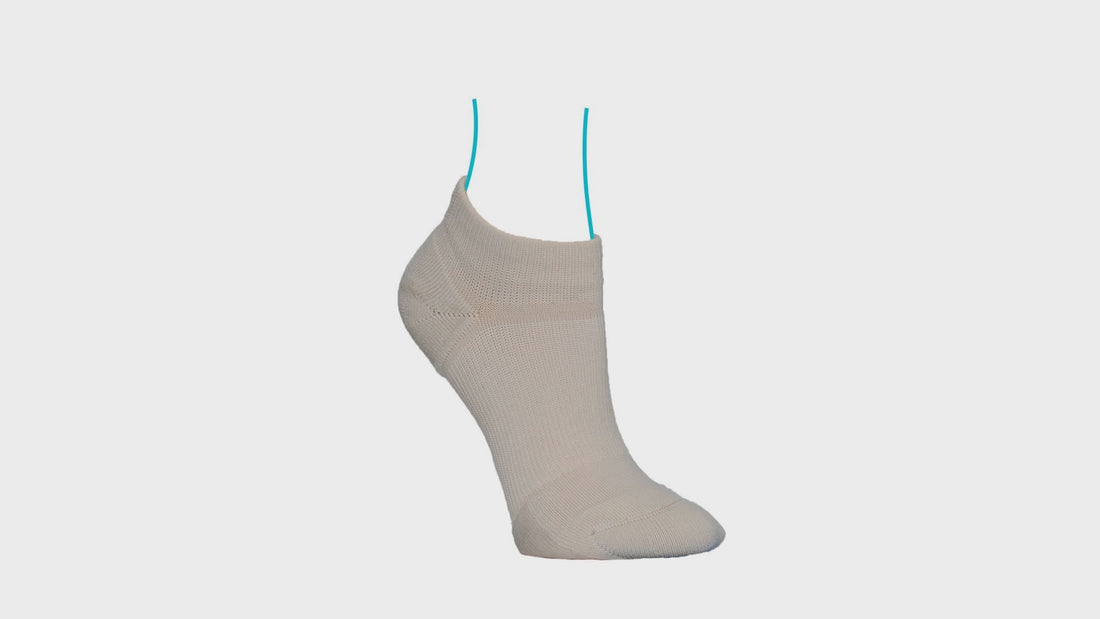 Apolla AMP No Show Sock with Traction