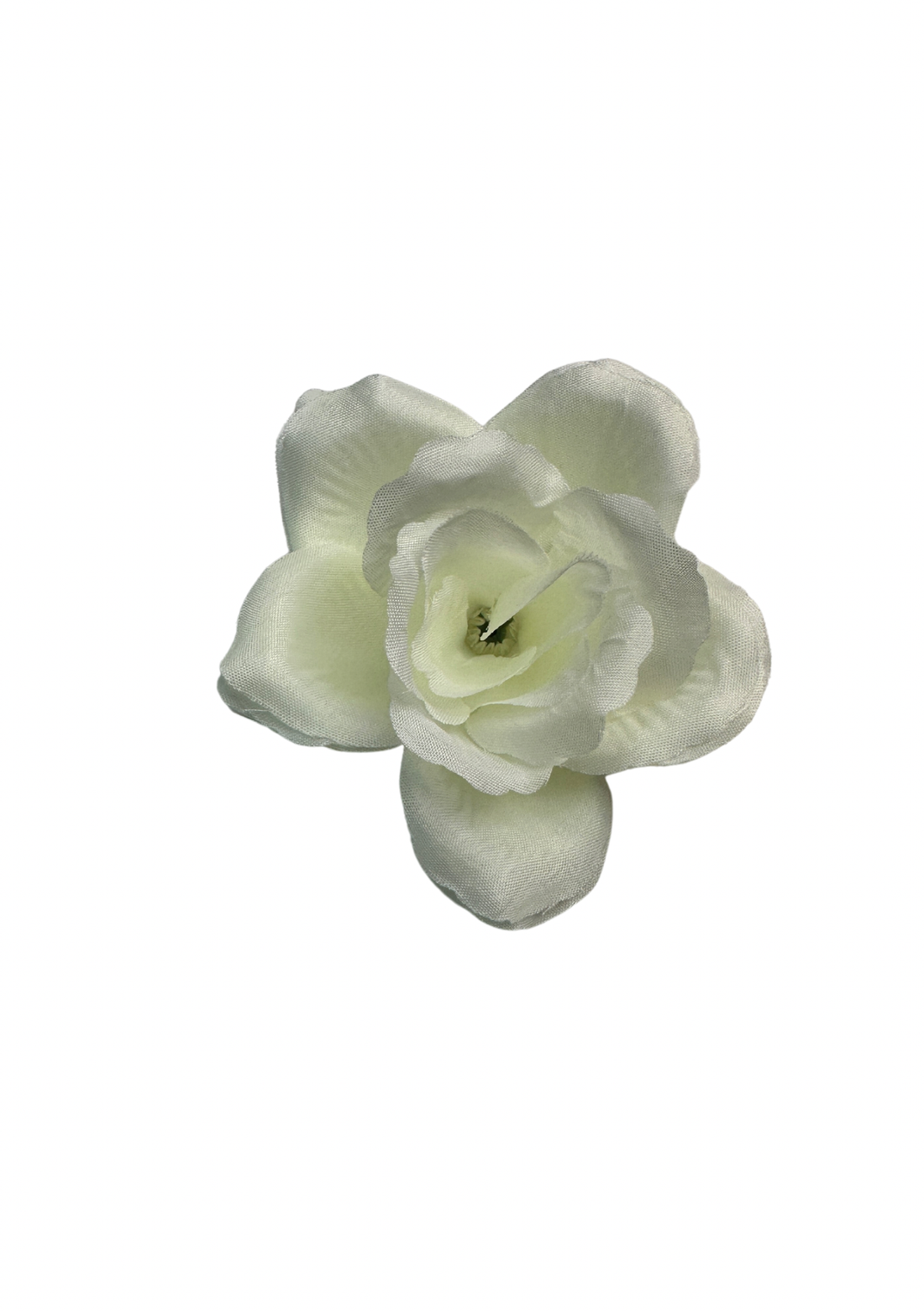 White Pearl Flower with Clip