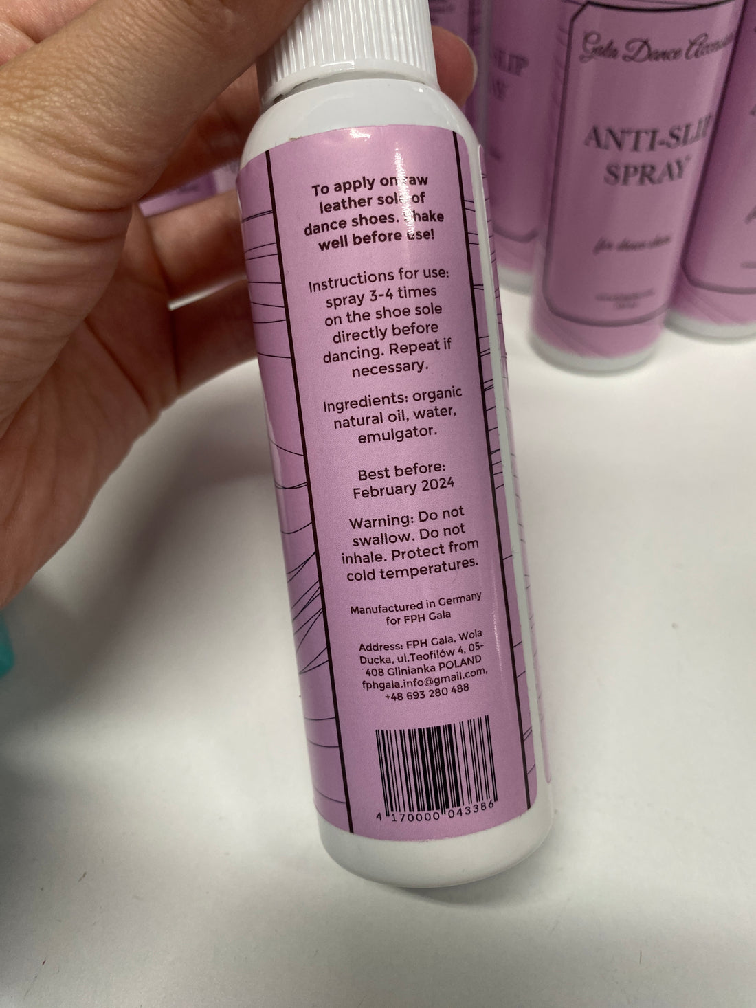 Gala Dance Accessories Anti-Slip Spray – MM Dance Supplies