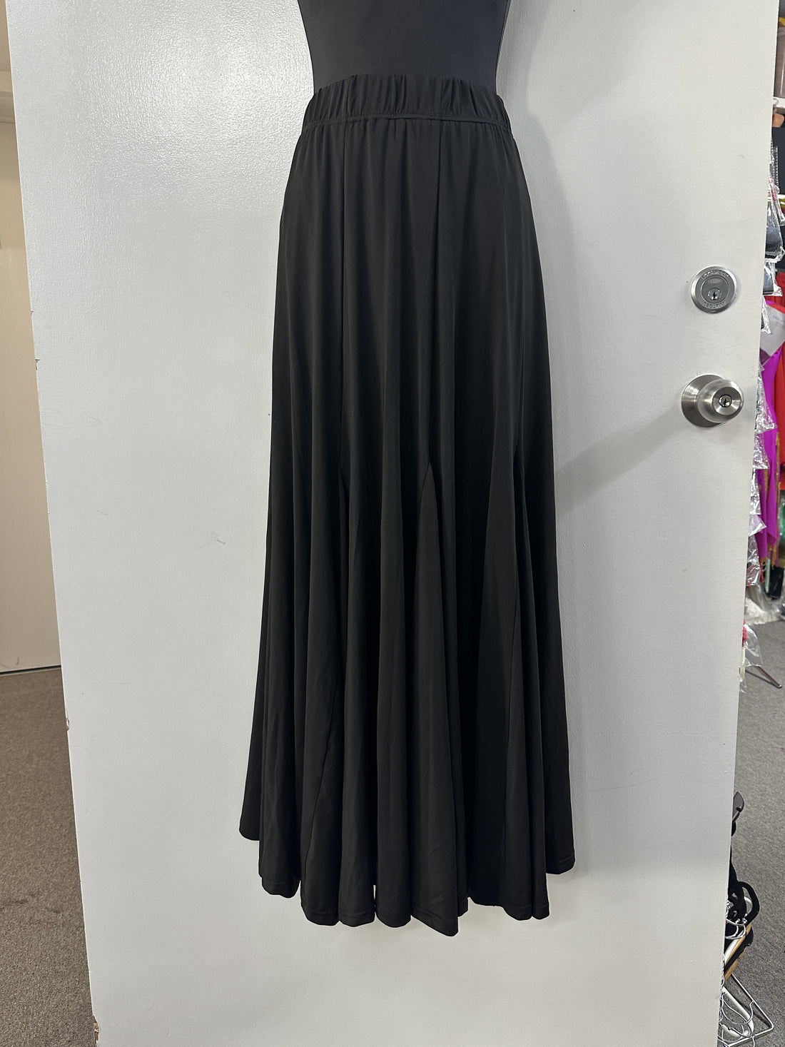 Black Panel Ballroom Skirt