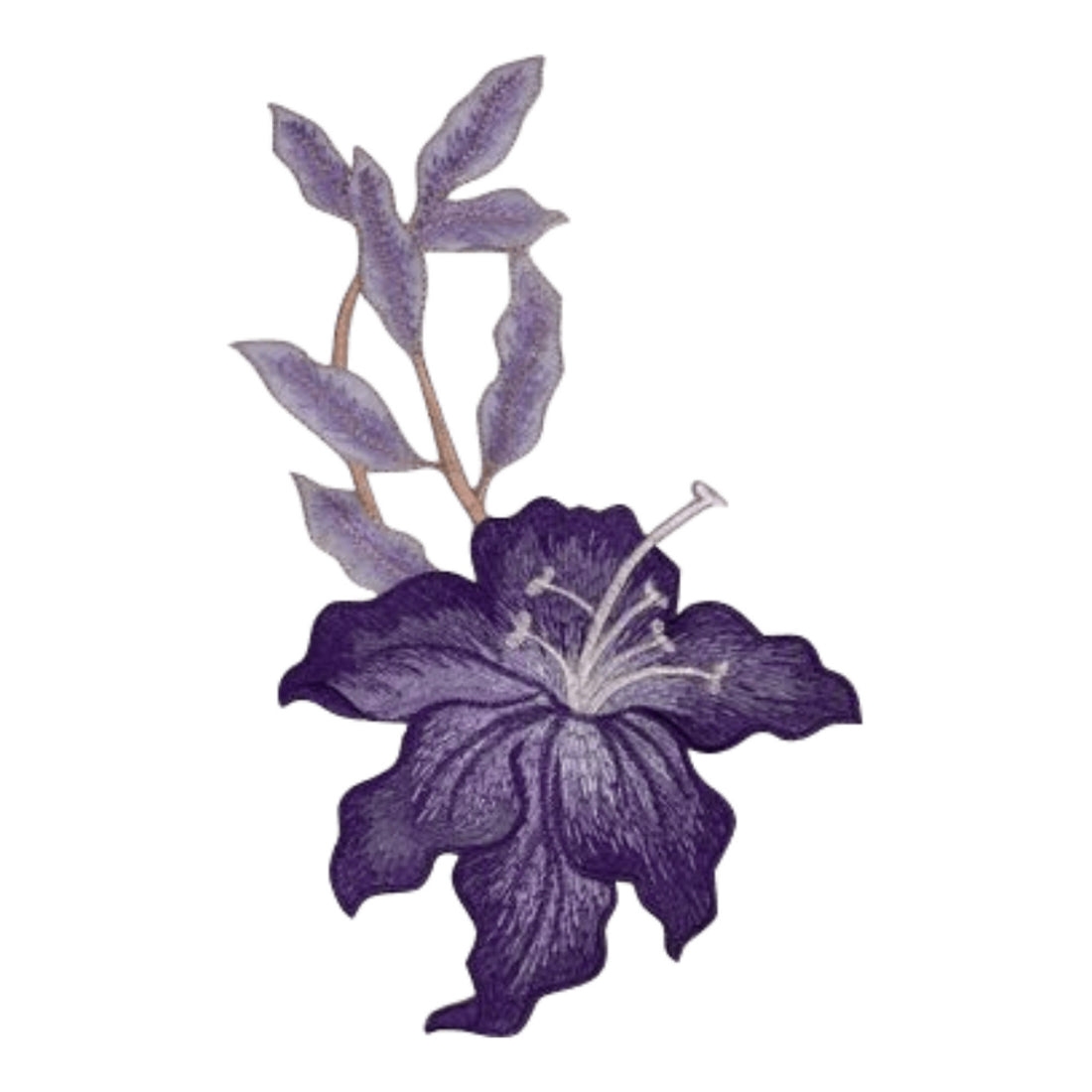 Lilac Frangipani Applique