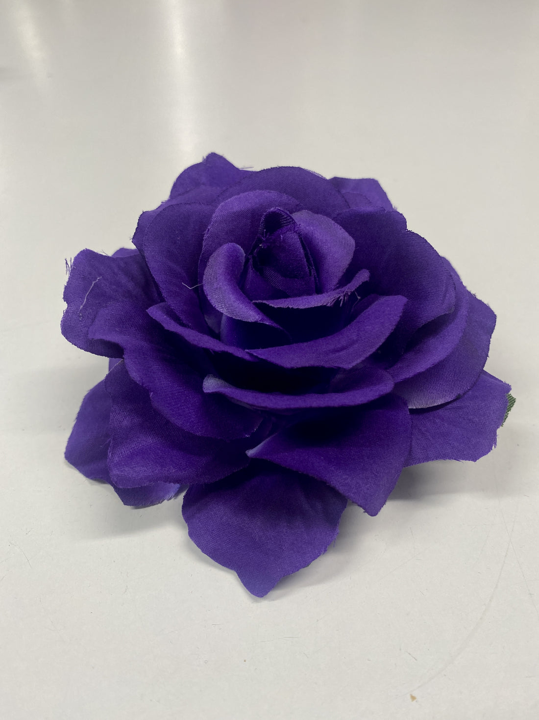 Purple Rose with Hair Clip & Safety Pin
