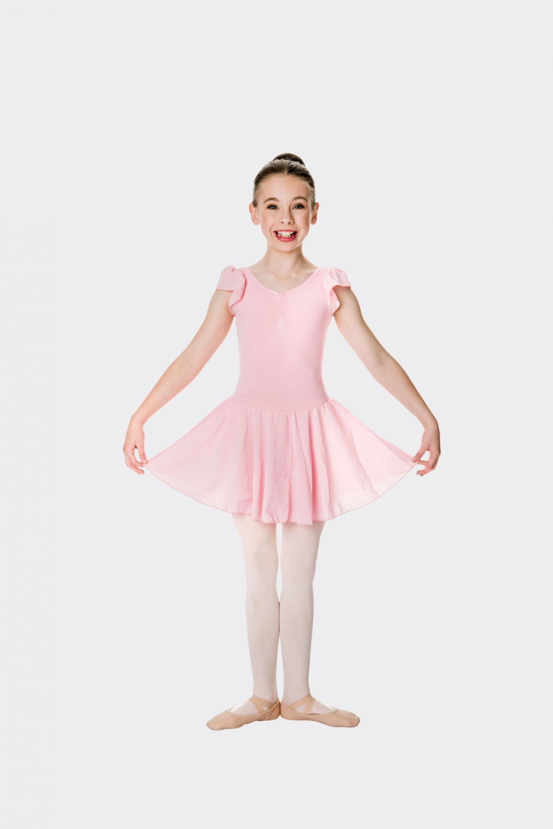 Studio 7 Dancewear Girls Cap Sleeve Chiffon Dress