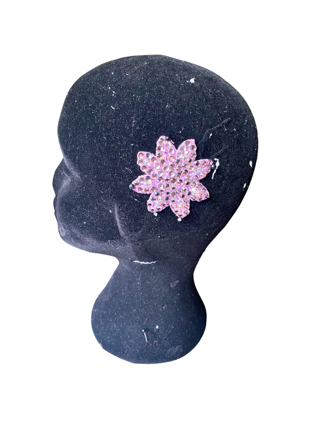 Light Amethyst Mini Flower One off Decorated Lace Piece
